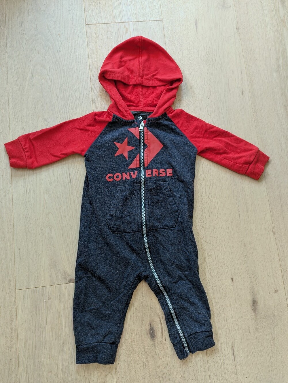 3/$20 Converse Baby Long Sleeve Romper